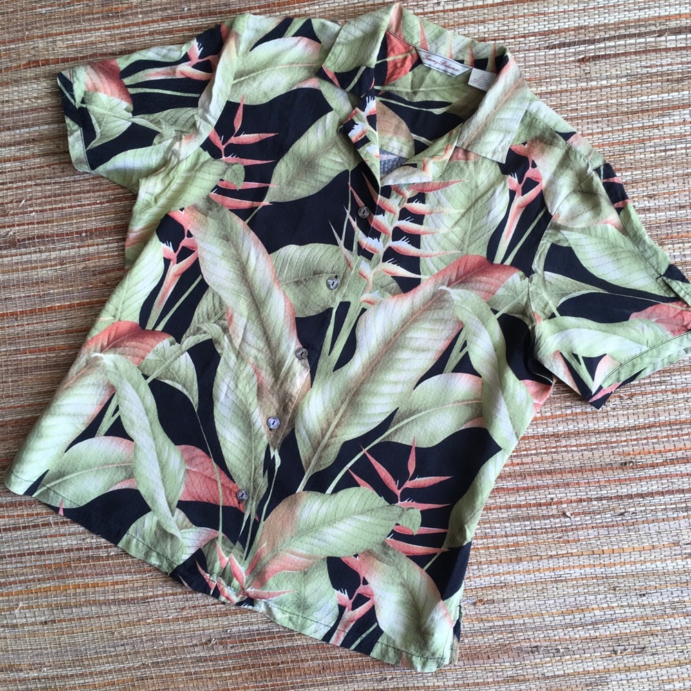 Vintage Women’s Hawaiian Aloha Shirt Tommy B Med